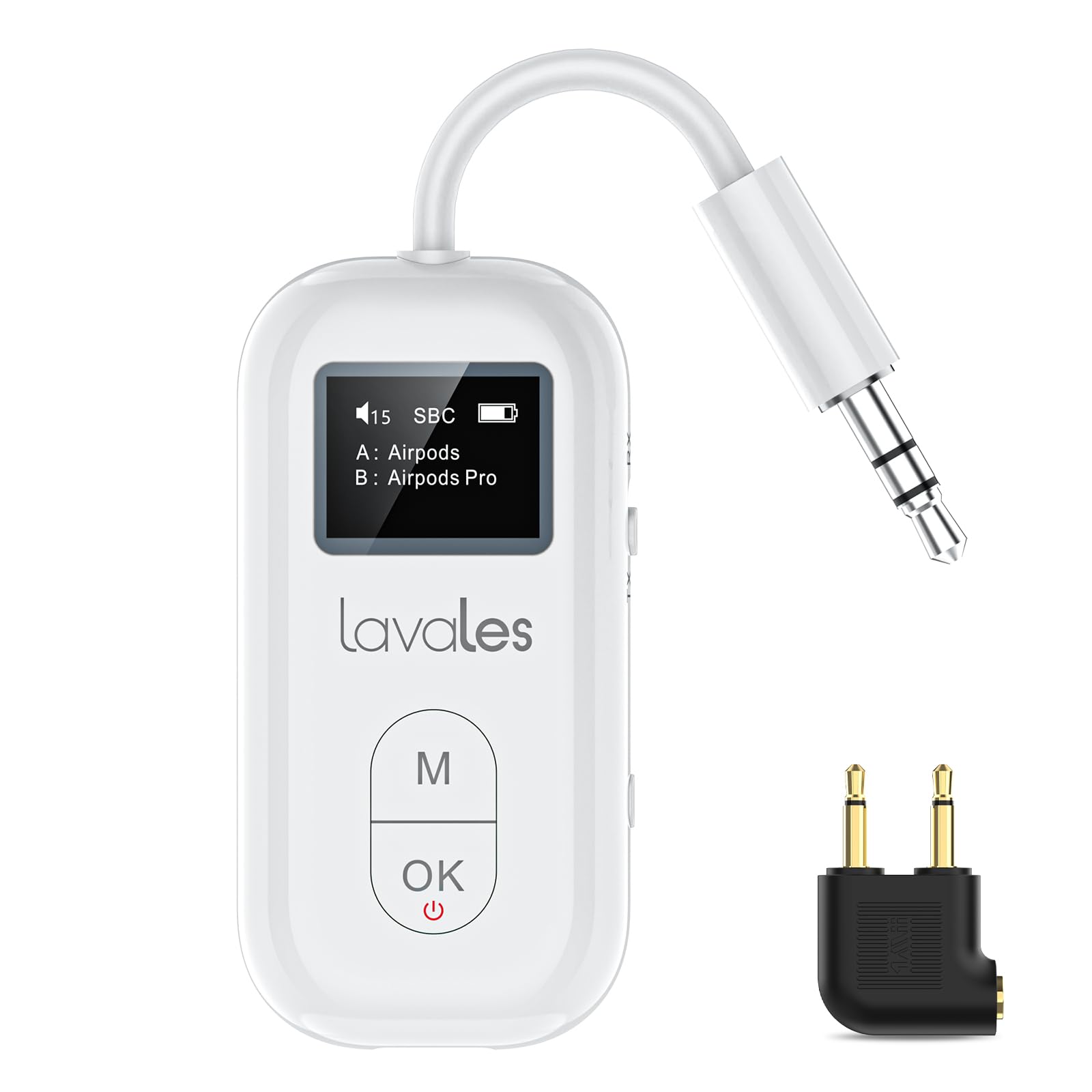 Amazon.com: SafeFly Dual Bluetooth Transmitter with Screen for 2